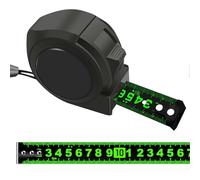 (As show, One size) Tape Measure, 10M Fluorescent Steel Retractable Tape Professional Measuring Tape Self-Locking Measuring Tape for Home, Industry