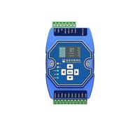 (As show, One size) Temperature Acquisition Module 4 Way PT100 RTD Modbus RS485 Ethernet Interface Gateway Watchdog DNS Industrial
