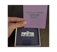 (As show, One size) The Ultimate Delight compatible with All Swifties the Lyric Challenge Card Game