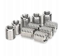 (As show, One size) Thread Repair Bushings M6/m10 12mm Stainless Steel 10pcs