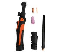 (As show, One size) TIG Welding Torch Consumables Flexible Head Body Collet Ceramic Nozzle Long Back Cap SetTIG-9VF