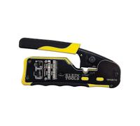 (As show, One size) Tools A-vdv226-110 Pass Thru Rj45 Racheting Compact Crimp Tool, Yellow/black-M