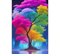 (As show, One size) Tree of Life Diamond Painting 30x40cm (Style 38)