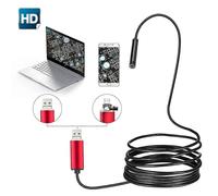 (As show, One size) Two-in-one USB 8mm mobile phone endoscope industrial pipeline auto repair inspection cord endoscope cord (1m)