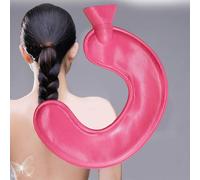 (As show, One size) U Shaped Hot Water Bottle, Rubber Neck Protection, Hot Water Bladder for Pain Relief, Curved Shape, Family Gift Idea