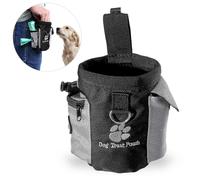 (As show, One size) UEETEK Dog Treat Pouch Pet Hands Free Training Waist Bag Drawstring Carries Pet Toys Food Poop Bag Pouch