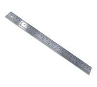 (As show, One size) Unbreakable stainless steel metric ruler with straight edge ideal for sewing (30 cm)