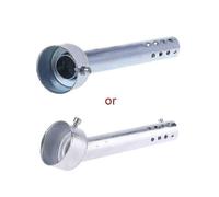 (As show, One size) Universal 48mm Motorcycle Angled Exhaust Insert Baffle End Can Db Killer Silencer Muffler Elbow 175mm Length