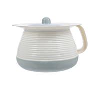 (As show, One size) Urine Chamber Pot Plastic Spittoon For Home Hospital Use Blue 20.50X20.50X13.50CM Portable 1 Set