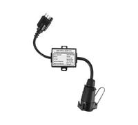 (As show, One size) Us To Europe Trailer Light Converter 4 Way Flat Socket (american Vehicle) To 7 Way Round Socket (european Trailer)