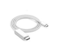 (As show, One size) Usb-c (3.1) To Hdmi (2.0) Adapter, 1.8 M-white