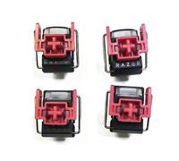 (As show, One size) V2 Slient Liner Red Switch Hot-Swappable DIY Clicky Linear Optical Switches For Razer Huntsman Elite Mechanical Keyboard