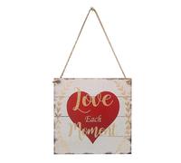 (As show, One size) Valentine's Day Hanging Drop Wood Hanging Creative Beautiful Hanging Decor for Bedroom livingroom Dining Room