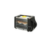 (As show, One size) Various specifications of mini electric oven Student dormitory small oven is very small and easy to move (black)