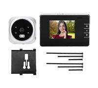 (As show, One size) Video Doorbell Security Camera Detection Night for Vision Two-Way Talk and Video Functions Supported 12 Kinds of Languag