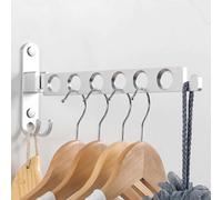 (As show, One size) Wall Drying Rack, Wall Hanger Drying Rack, 90 Rotation Wall Mounted Foldable Clothes Rack, for Balcony, Bathroom, Hotel