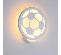 (As show, One size) Wall Lights, 12W LED Wall Light Innovative Football Shaped Acrylic Lamp for Bedroom Warm White