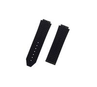 (As show, One size) Watch Band compatible HUBLOt BIG BANG Silicone 24mm 25mm Waterproof Men Watch Strap Chain Watch Accessories Rubber Watch Bracelet Chain