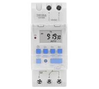 (As show, One size) Weekly Timer Switch 12V DC 16A LCD Display with Countdown Function Removable Battery