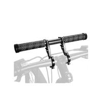 (As show, One size) WEST BIKING Cycling Carbon Fiber Bicycle Handlebar Extender Double Clamp Bracket for Bike Light