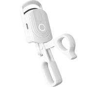 (As show, One size) (White) Heated Eyelash Curler, Professional Electric Eyelash Curler, 3 Temperature Modes, Portable USB Rechargeable Heated Eyelash Curler, Natural and