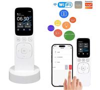 (As show, One size) Wifi Tuya Smart Central Control Panel 2.4 Inch Wireless Capacitive Touch Screen Handheld IR Remote Controller for Home Appliance