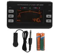 (As show, One size) Wind Instrument Metronome Tuner with 3 Pickup Modes - LCD Display, Electric - for Guitar, Violin, and Saxophone (MT-40W)