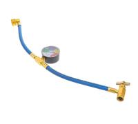 (As show, One size) WINOMO Air Conditioning Refrigerant Charging Hose with Gauge for Car (1/2 Thread for American and Europe)