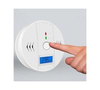 (As show, One size) Wireless CO Gas Alarm LED Digital Display High Sensitivity CO Concentration Detector for Household Ordinary Type