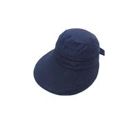 (As show, One size) Women Ladies Adjustable Sun Hat Foldable Visor Cap Wide Brim Sun Protection Breathable Summer Cap UPF 50+ Anti-UV for Travel Vacation Swimming Pool Ca