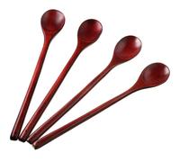 (As show, One size) Wood Mixing Spoon,Long Handle Wooden Spoons Wood Soup Spoons Cooking Spoon for Kitchen Stirring and