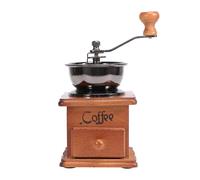 (As show, One size) Wooden Coffee Grinder Household Hand Crank Coffee Mill Manual Coffee Maker Kitchen Coffee Accessory For Home Shop 1pcs