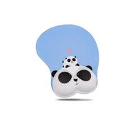 (As show, One size) Wrist Rest Mouse Pad Cute Panda PadCute cartoon silicone wrist pad mouse pad clear thickening gaming computer desk wrist rest