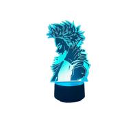 (As show, One size) XYC 3D LED Illusion Lamp Hitoshi SHINSO Anime Night Lights 16 Color Conversion Boku no Hero Academia Kids Night Lights for Bedroom Decoration Gift