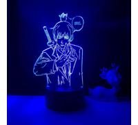 (As show, One size) XYC 3D Led Lamp Anime Chainsaw Man for Bedroom Decoration Nightlight Kids Birthday Gift Manga Chainsaw Man Led Night Light Bedside