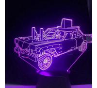 (As show, One size) XYC 3D Truck Tractor Car Night Light Lamp Illusion 7 Color Changing Touch Switch Table Desk Decoration Lamps Acrylic Flat ABS Base USB Cable Birthday