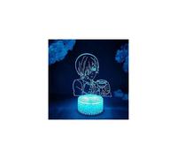 (As show, One size) XYC Acrylic 3D Lamp Anime Black Butler for Bedroom Decor Night Light Kids Birthday Gift Room Desk Led Light Manga Black Butler