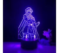 (As show, One size) XYC Anime 3D Lamp Akame Ga Kill LED Night Light for Room Decor Nightlight Birthday Gift Manga Akame Ga Kill Neon Light