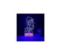 (As show, One size) XYC Anime Kill La Kill Led Night Light for Bedroom Decor Light Brithday Gift Manga Kill La Kill 3D Table Lamp Acrylic