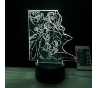 (As show, One size) XYC Anime Led Light Tian Guan Ci Fu for Bedroom Decor Nightlight Birthday Gift BL Manga Room 3D Lamp Heaven Official's Blessin
