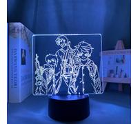 (As show, One size) XYC Anime Led Night Light Lamp The Promised Neverland for Room Decor Nightlight Gift Manga The Promised Neverland 3D Lamp Bedroo