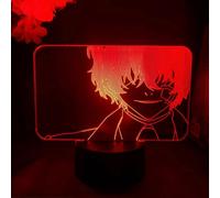 (As show, One size) XYC Bungo Stray Dogs LED Anime Lamp Manga Collective Gadgets Bedroom Desk Ornament Lighting Decoration Nightlight
