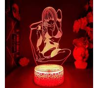 (As show, One size) XYC Darling in The Franxx Zero Two Anime Manga 3D Night Light for Bedroom Decor Cute Birthday Gift LED Lamp Kid