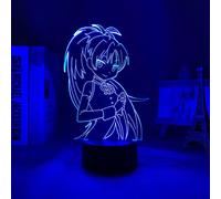 (As show, One size) XYC Puella Magi Madoka Magica Kyouko Sakura Figure Led Anime Light for Kid Bedroom Decoration Birthday Gift Room Decor Night Lamp