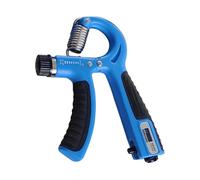 (As show, Orange Black) 5-60kg Automatic Counting Home Gym Pinch Adjustable Hand Grip Strengthener