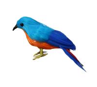 (As show, Parrot 2) Lovely Artificial Seagull Bird Realistic Taxidermy Home Garden Decoration