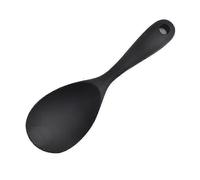 (As show, red) Home Use Large Silicone Long Handle Spoon High Grade Mixing Ladle Cooking Kitchen Soup Spoons Tableware Kitchen Accessories