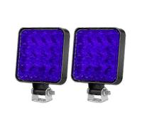 (As show, Red) Super Bright Waterproof LED Flood Light for Truck and Off-Road Use