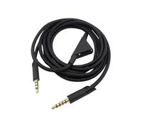 (As show, Silver button) Headset Cord For Astro A10 A40 A30 Gaming Headset 3.5mm(1/8") Audio Cable Universal Compatibility Extension Cable