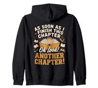 As Soon as I Finish This Chapter Reading Book Lover Zip Hoodie